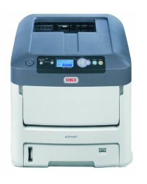 OKI 711WT Laser Printer with Cadlink Digital Factory RIP Software